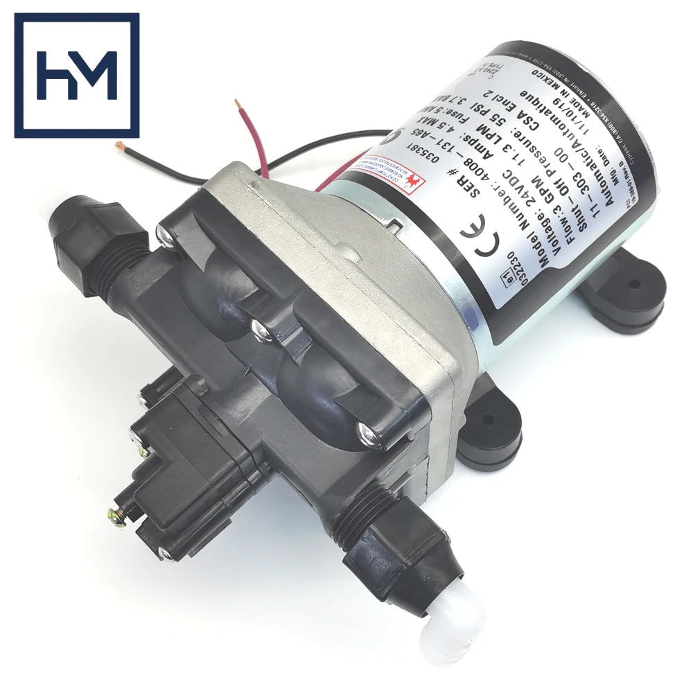 12V 3.0 GPM RV Water Pump 4008-101-A65 – 55 PSI With Strainer, By LLNSEAUTO