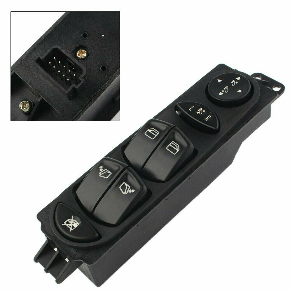 FireSafety Meng Meng A6395451313 Electric Window Switch Master Window Control Switch Fit Mercedes-Benz Viano Wieland W639 2006-2012 (Color: Black)