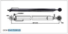 Load image into Gallery viewer, 81417236123,85417236009,85417236029 Hydraulic Cylinder, Cabin Lift,MAN TRUCK