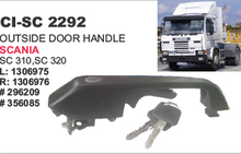 Load image into Gallery viewer, Outer Door handle with key 1306976 RH/1306975 LH for Scania truck part