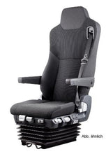 Load image into Gallery viewer, Left armrest fits Isri truck MAN TGA TGS Mercedes Actros Isringhausen seat Kit Armlehne links PU Polsterung 929651-01