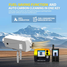 Load image into Gallery viewer, 8kW Diesel Heater 12V,All in One Water Air Heating for RVs, Trucks,Ships | Water Heater With LCD Display，High Altitude Mode,Aviation Plug，RV Water Heater,Engine preheating，Diesel Parking Heater
