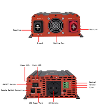 Load image into Gallery viewer, 300W/500W/700W/1000W/1500W/2000W/2500W/3000W Modified sine wave power inverter manufacture 6900 series 12/24V(input) 230V/110V(output)
