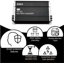 Load image into Gallery viewer, DC to DC Battery Charger 12-12V 20A/240W 40A/480W 60A/720W battery to battey charger for RV Marine EV
